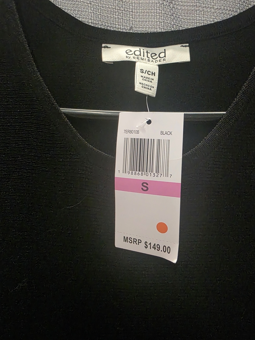 Edited by RSM Bader Black Scoop Neck Women's Sweater
